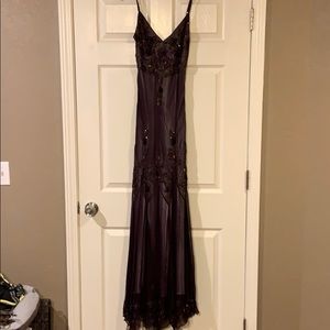 Beautiful beaded evening dress